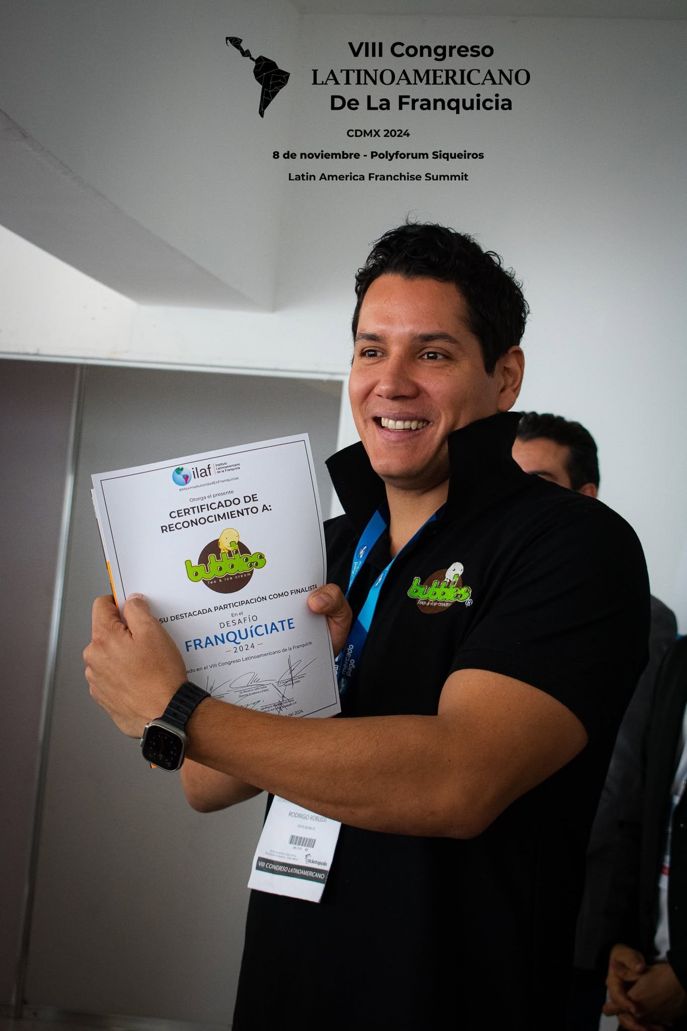 Asistente en el congreso